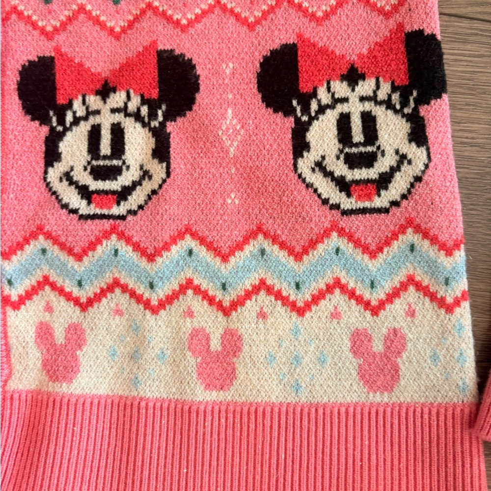 Disney Pink and Green Kids Sweater - Picture 4 of 14